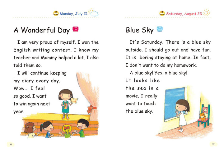 HM370 第一次写英文日记(增订版)(附2片CD) -