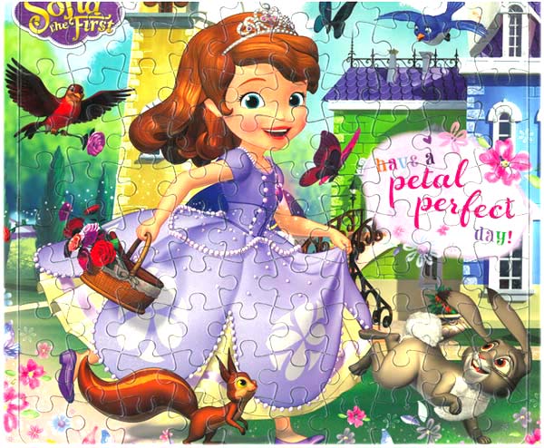 JF629 小公主苏菲亚温馨拼图(A)+(B) - 168幼福