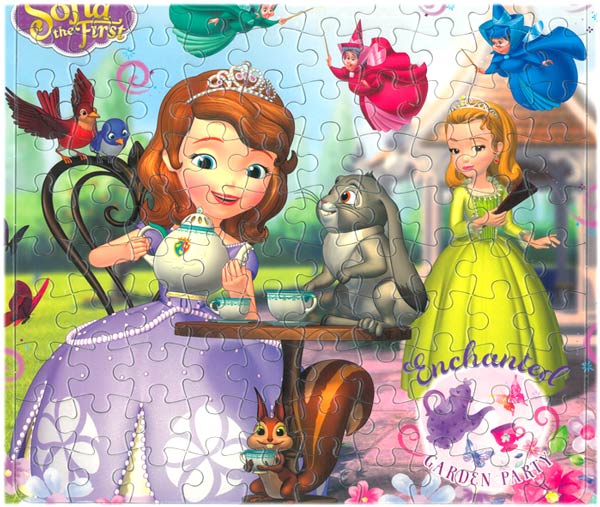 JF629 小公主苏菲亚温馨拼图(A)+(B) - 168幼福