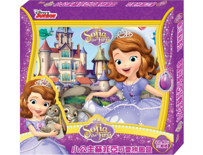 JF714 小公主苏菲亚可爱拼图盒 - 168幼福童书