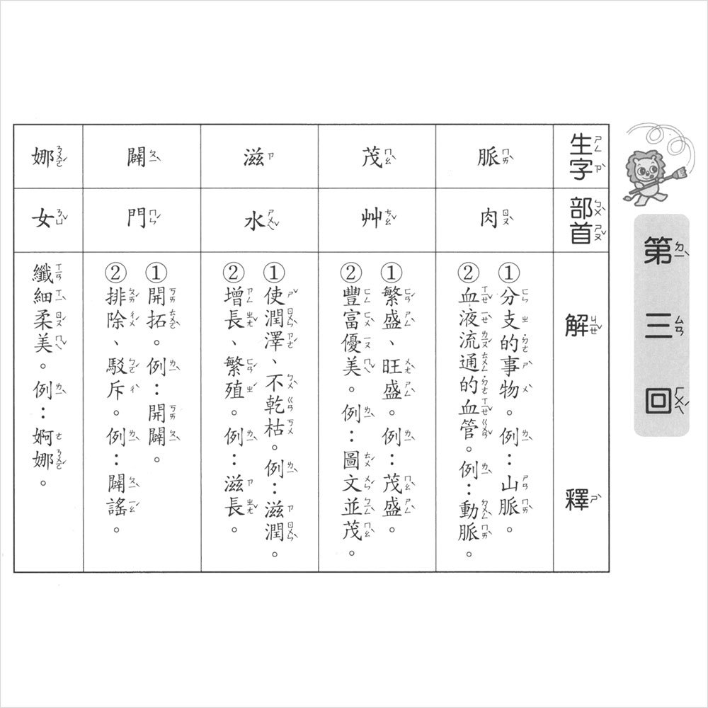 造詞造句實力評量-5年級