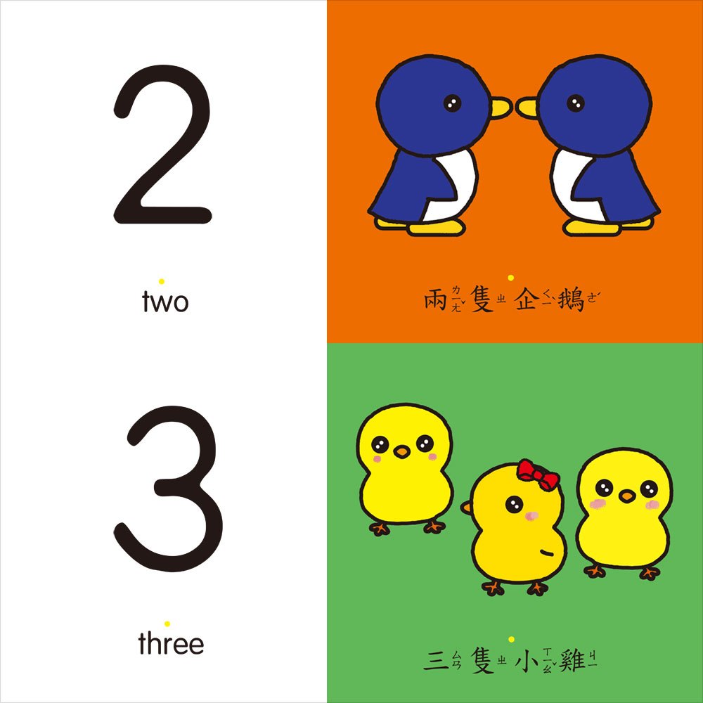 寶寶第一本學習書-１２３