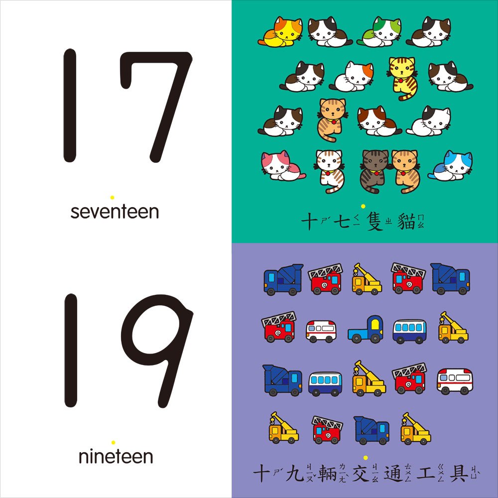 寶寶第一本學習書-１２３