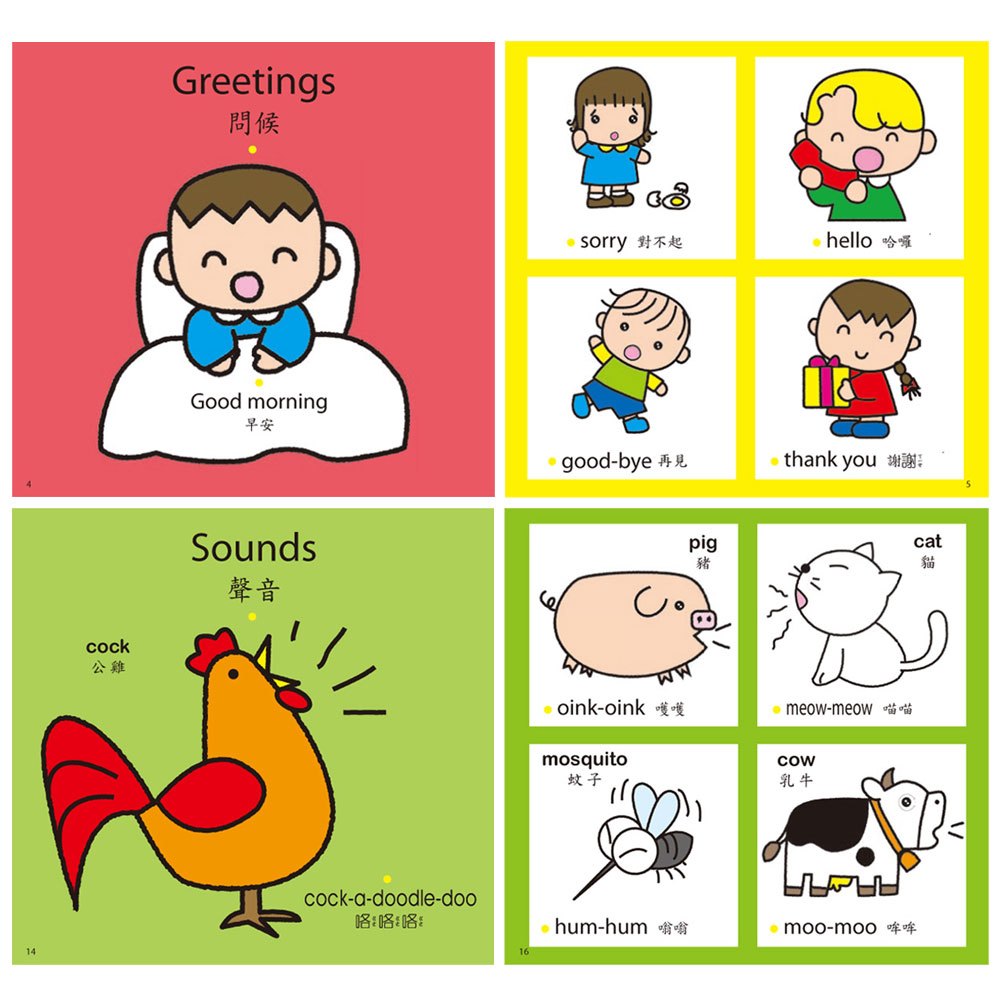 寶寶第一本學習書-幼兒圖典