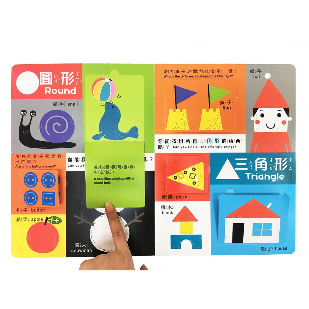 我的認知啟蒙遊戲書(數字123+顏色‧形狀+日常生活)
