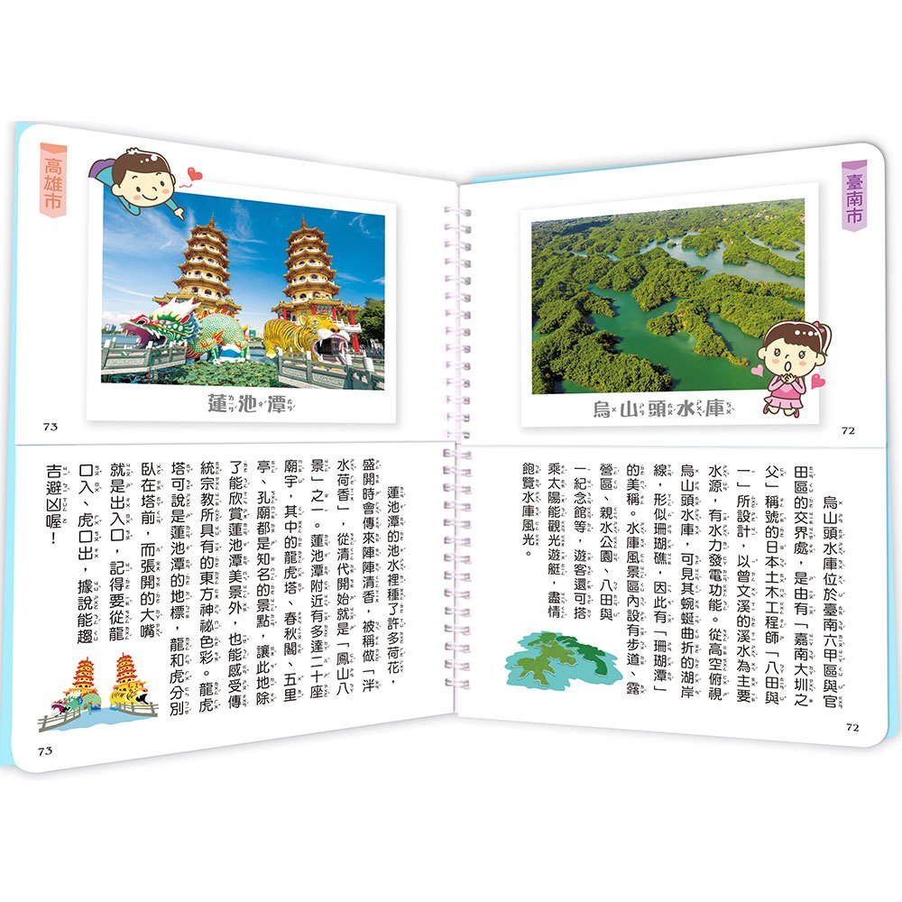 從北到南394公里，探索玩遍全臺灣【認識全臺22個縣市景點歷史，豐富地理知識。】