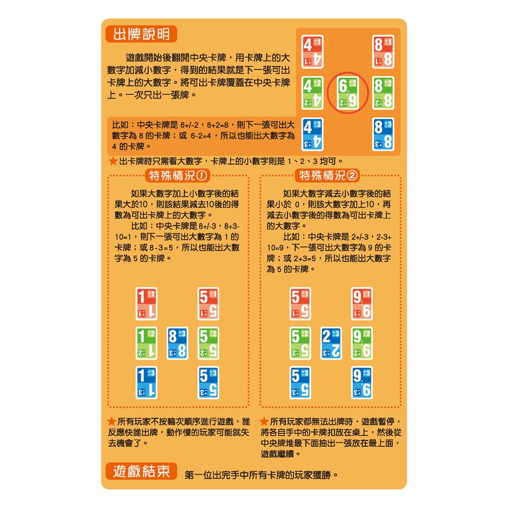 數學桌遊超好玩:你加我減【90張卡片+收納鐵盒】