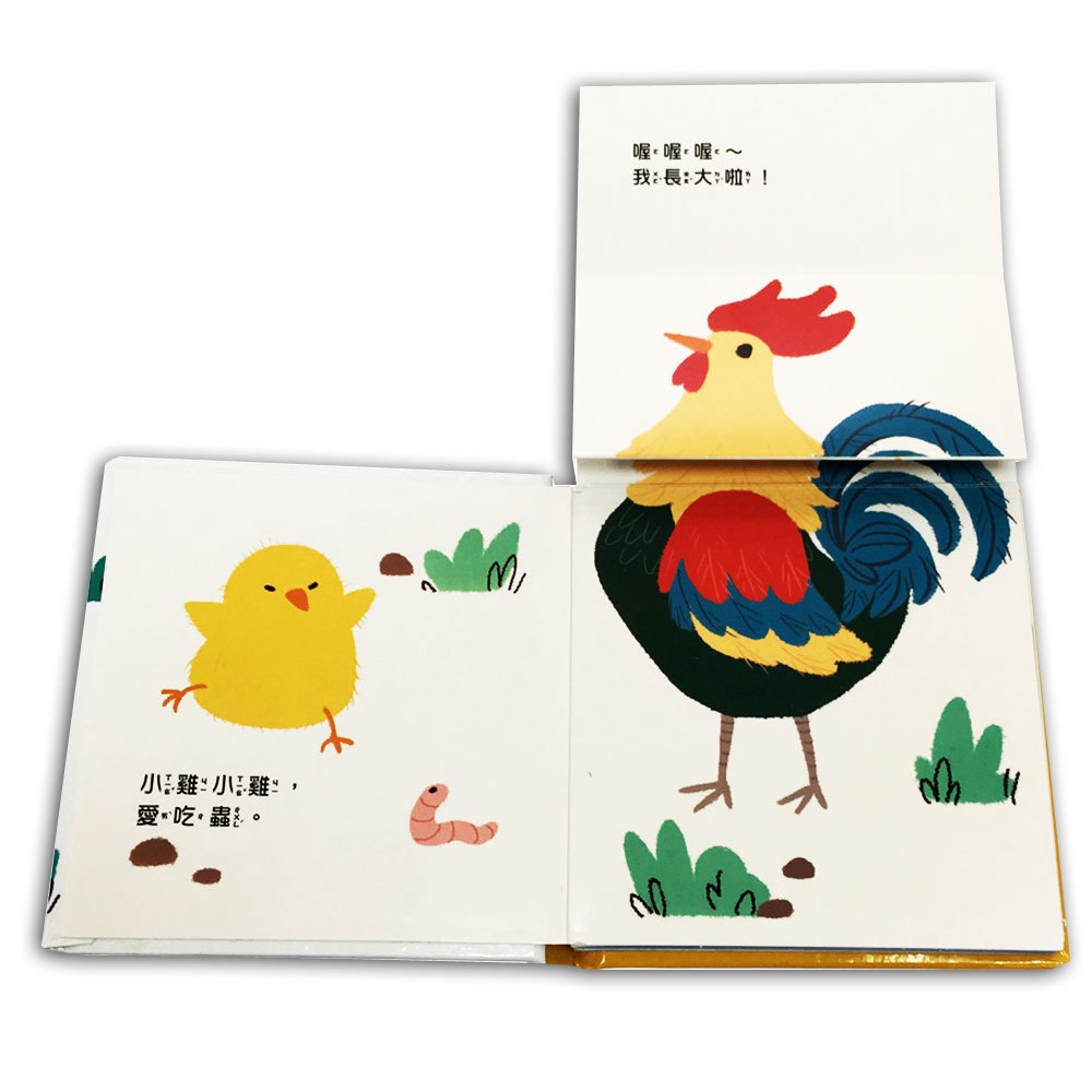 我是這樣長大的:小雞跑啊跑【連連翻遊戲書】