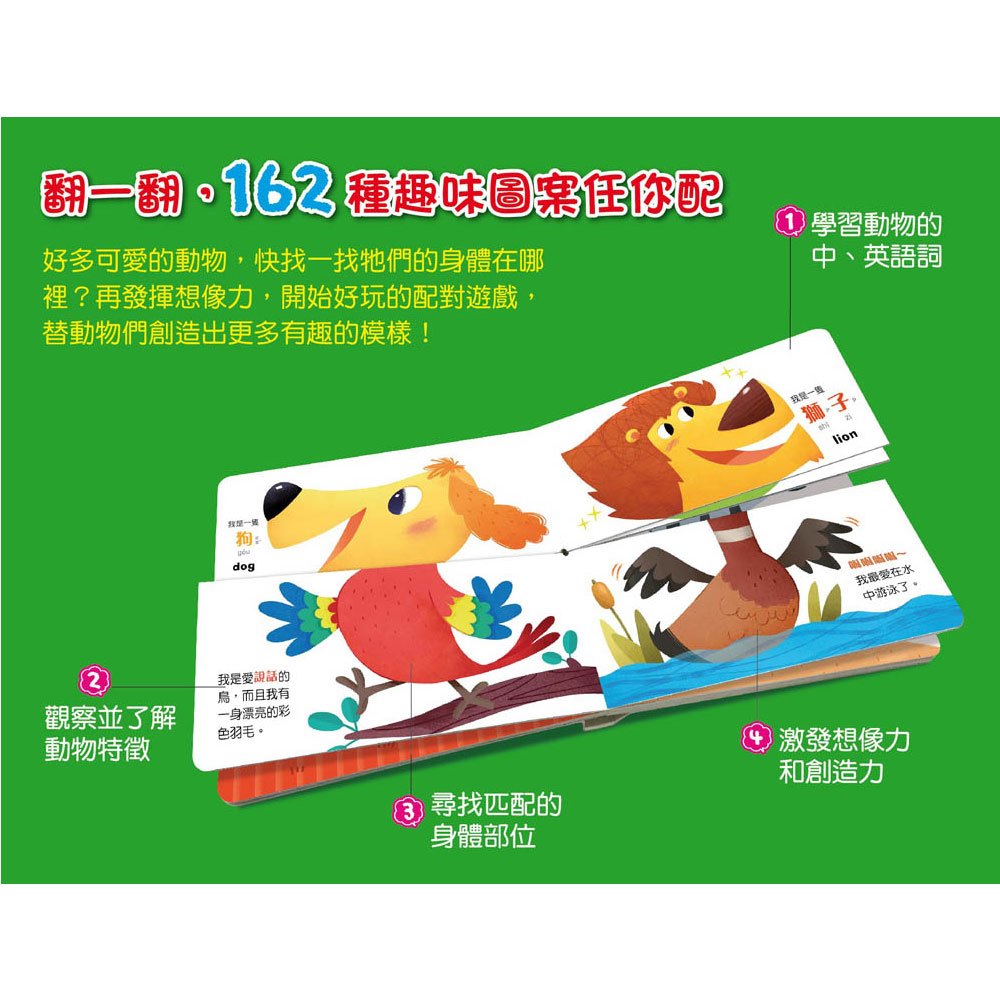 我的頭,誰的身體【翻翻配對遊戲書】