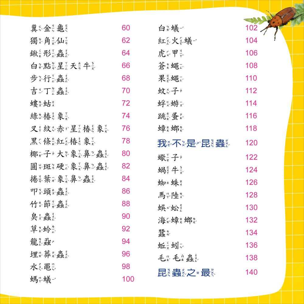 昆蟲小百科