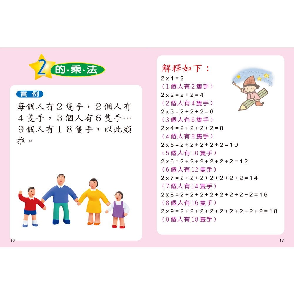 大家來學九九乘法(彩色精裝書+CD)