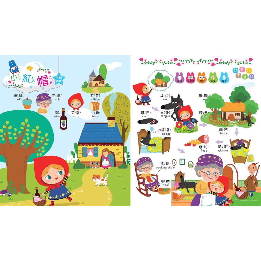 手指按按童話雙語點讀書【聽童話學英文單字Pro版】