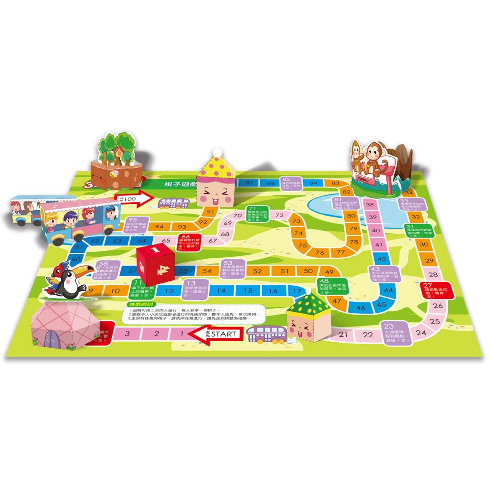 3D紙王國-神奇動物園