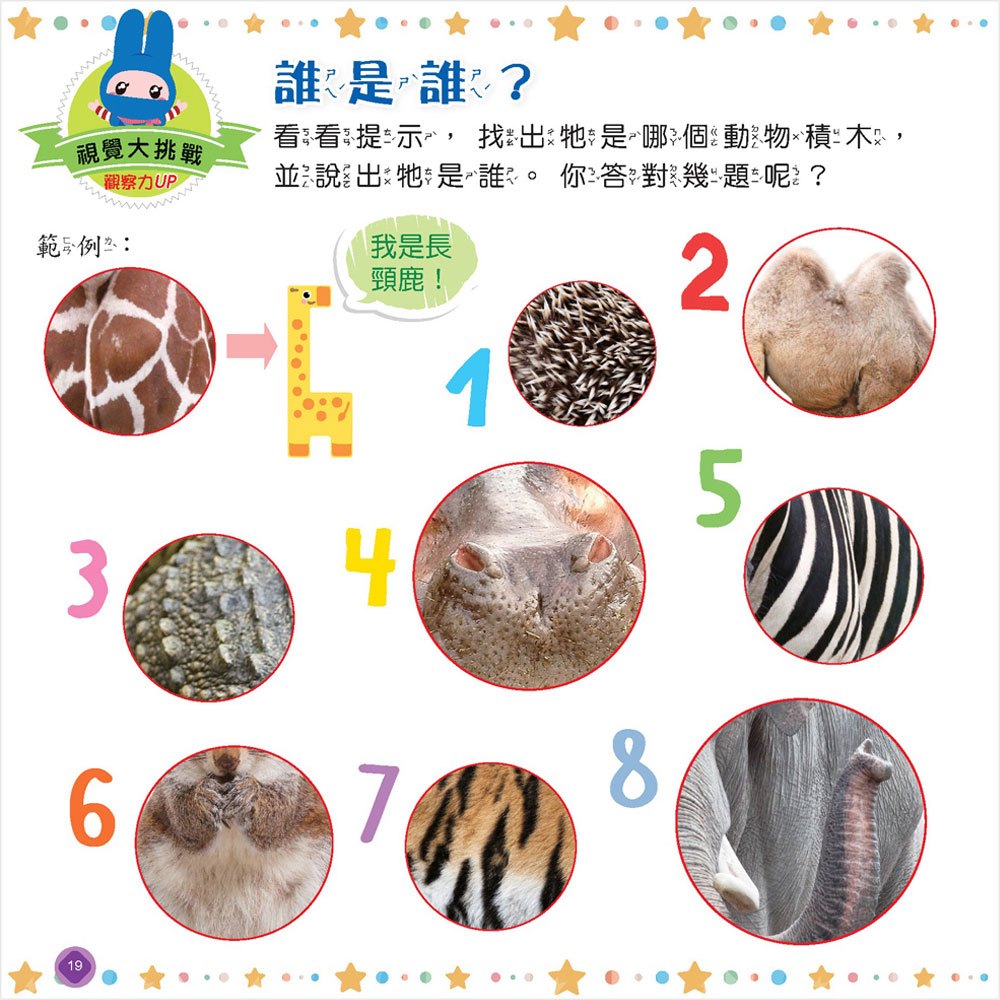 忍者兔動手動腦益智動物拼拼樂