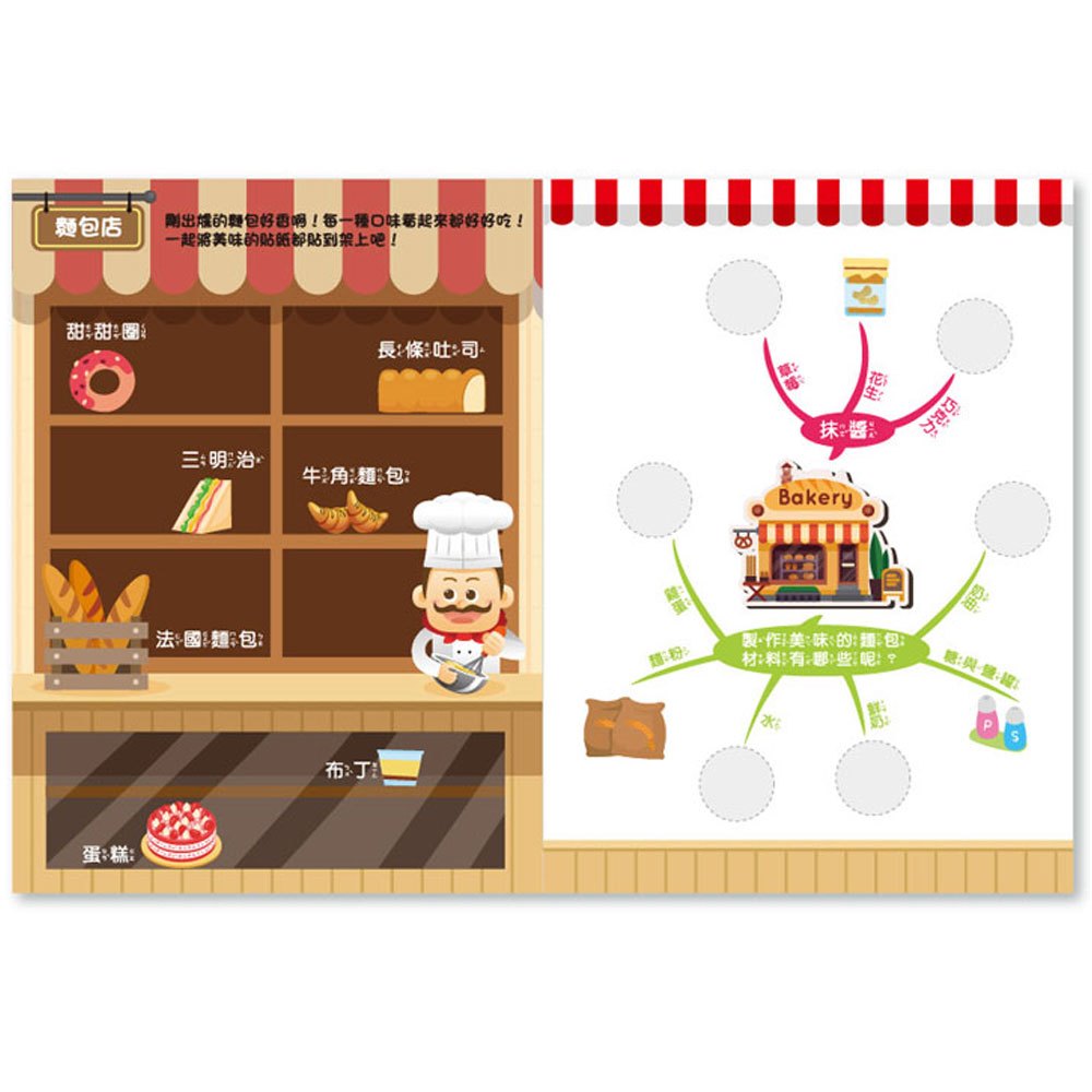 心智圖啟蒙遊戲貼紙書