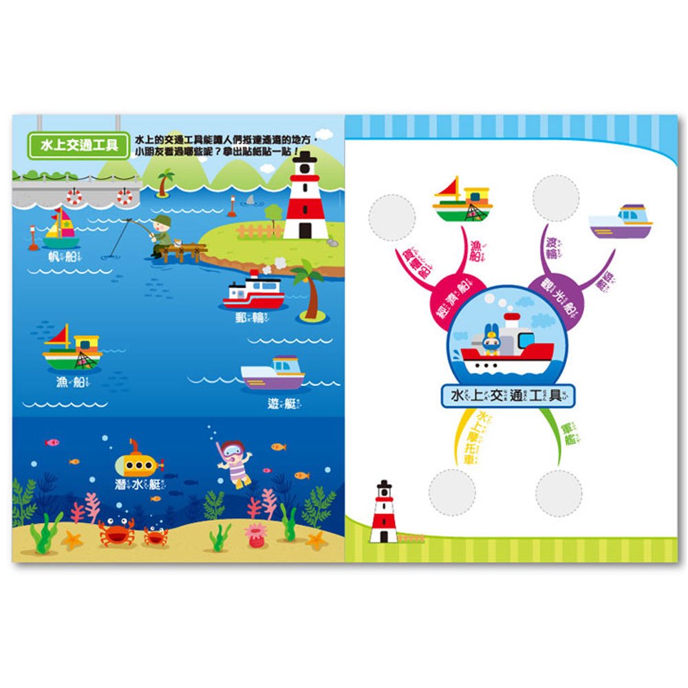 心智圖啟蒙遊戲貼紙書