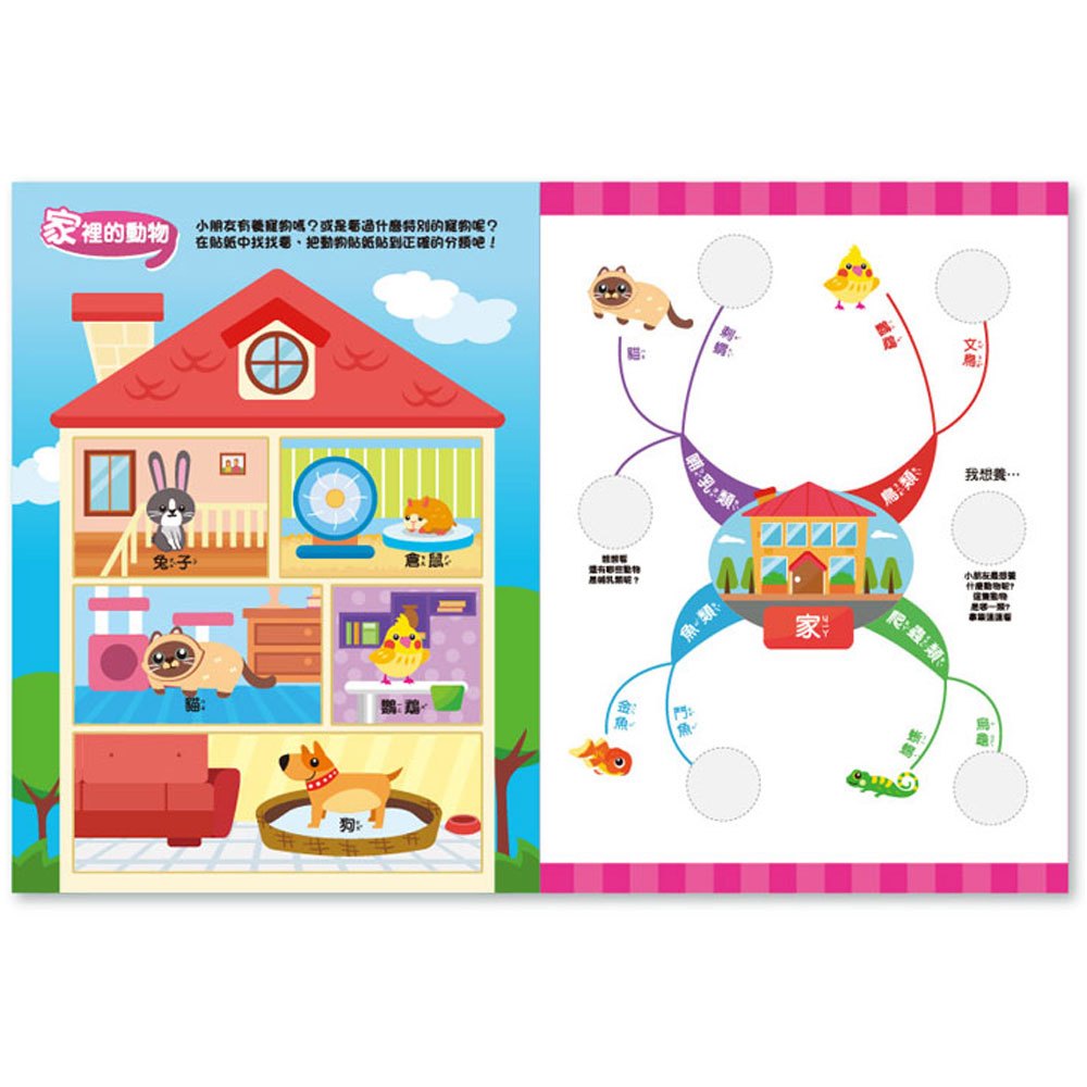 心智圖啟蒙遊戲貼紙書