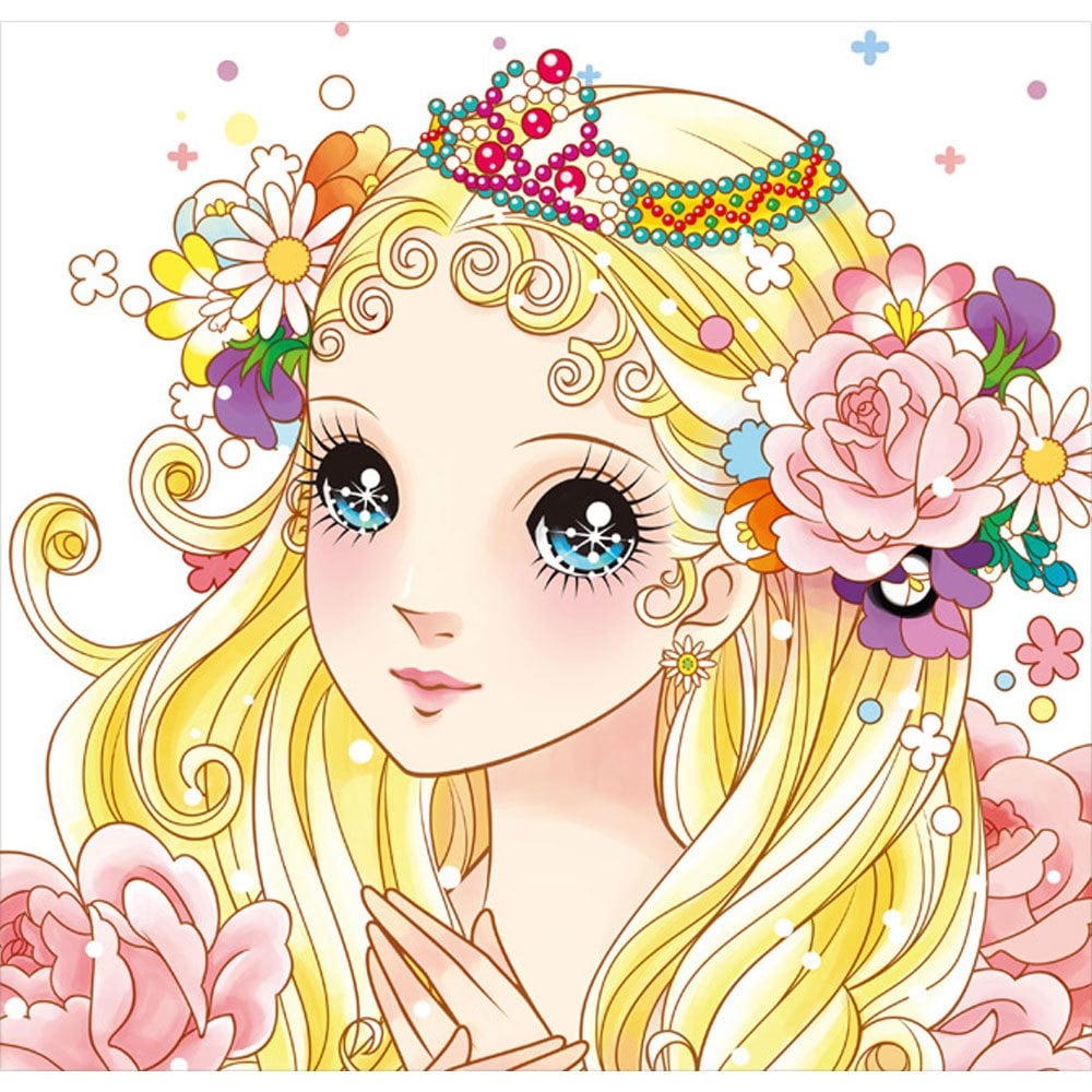 公主愛畫畫著色本-夢幻仙子