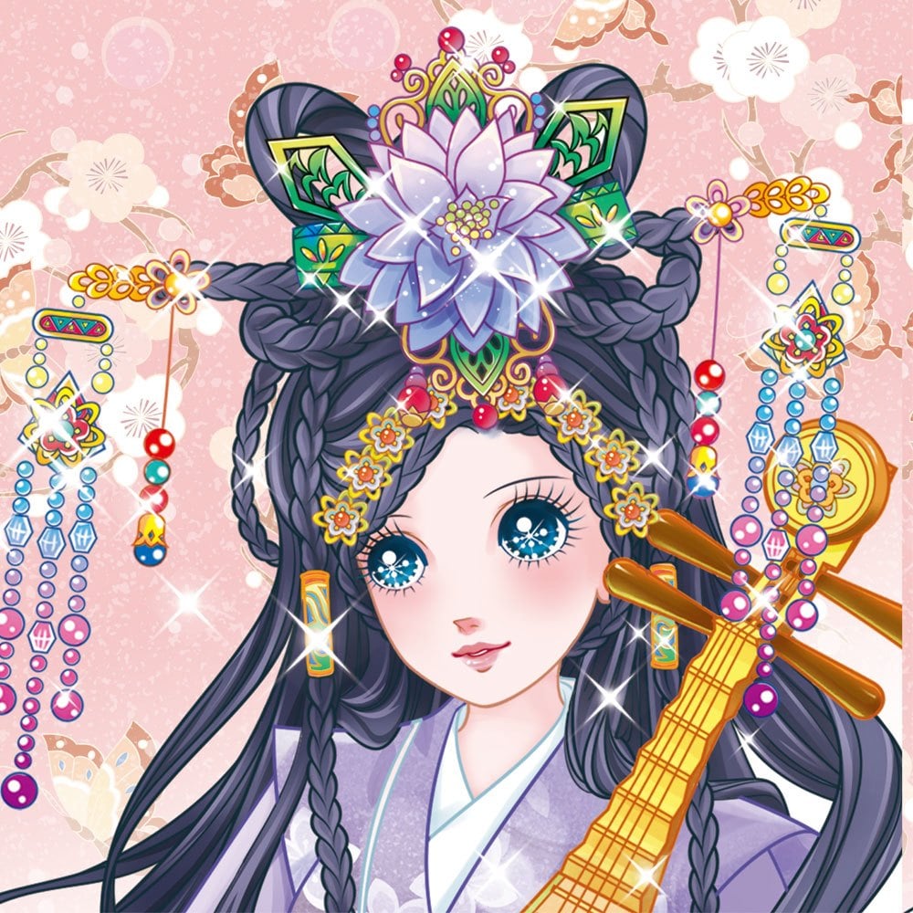 公主愛畫畫著色本-寶貝甜心