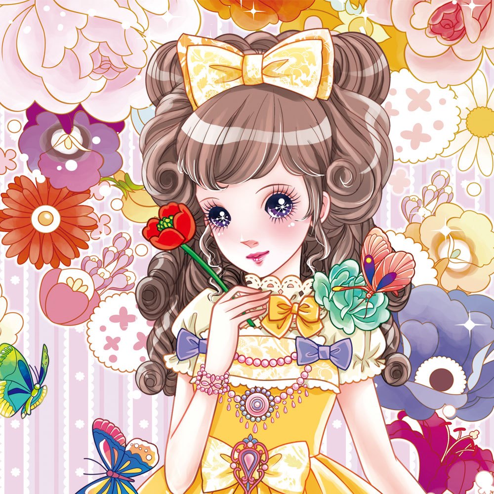 公主愛畫畫著色本-蜜桃女孩