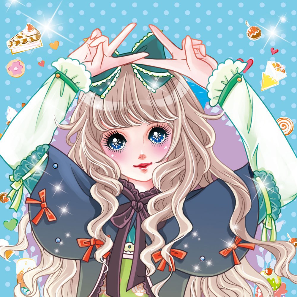 公主愛畫畫著色本-蜜桃女孩