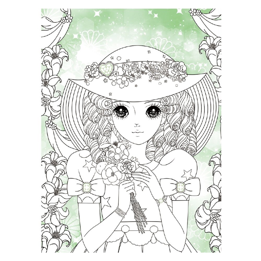 公主鑽石貼著畫：夢幻公主