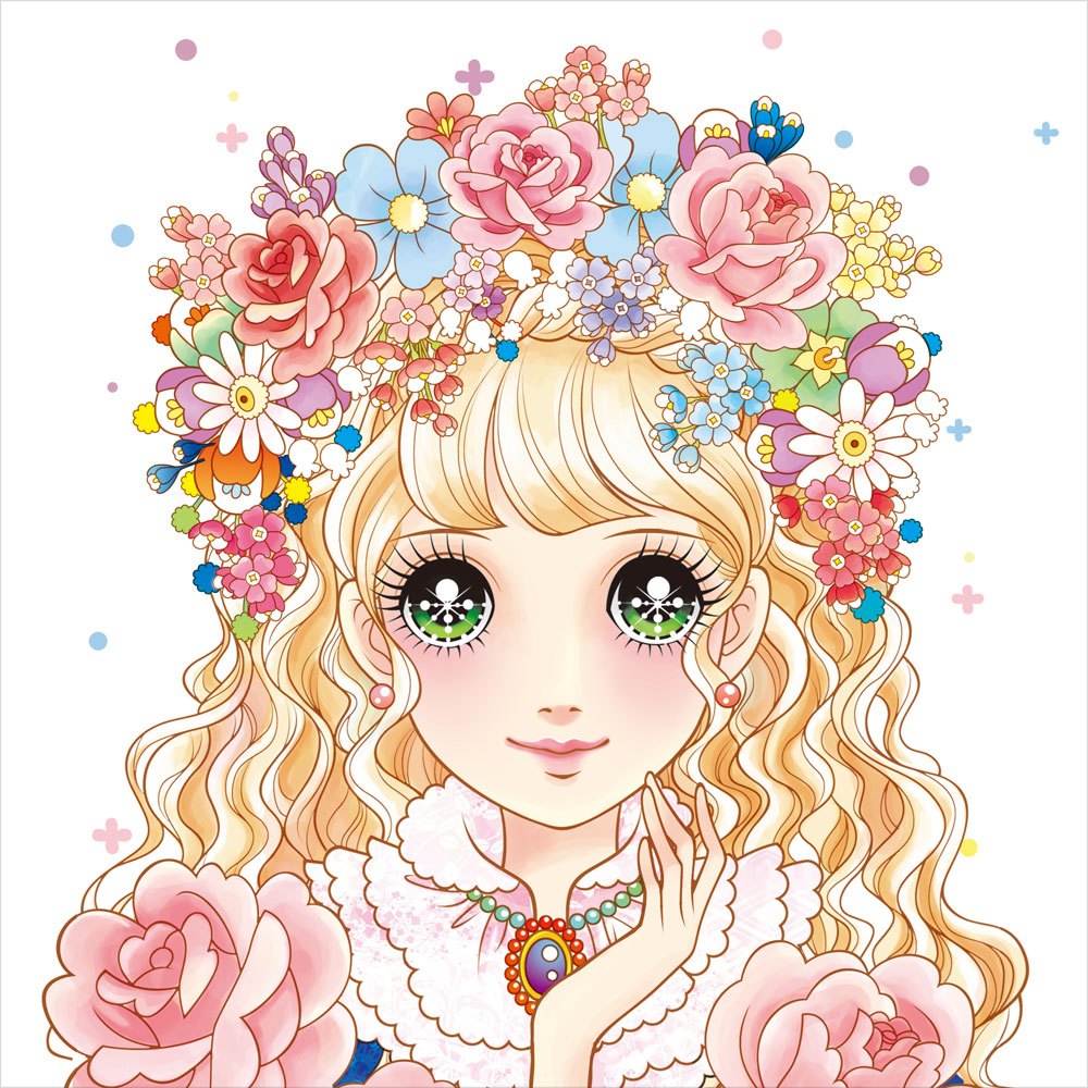 公主愛畫畫著色本A組(共4本彩色著色本)