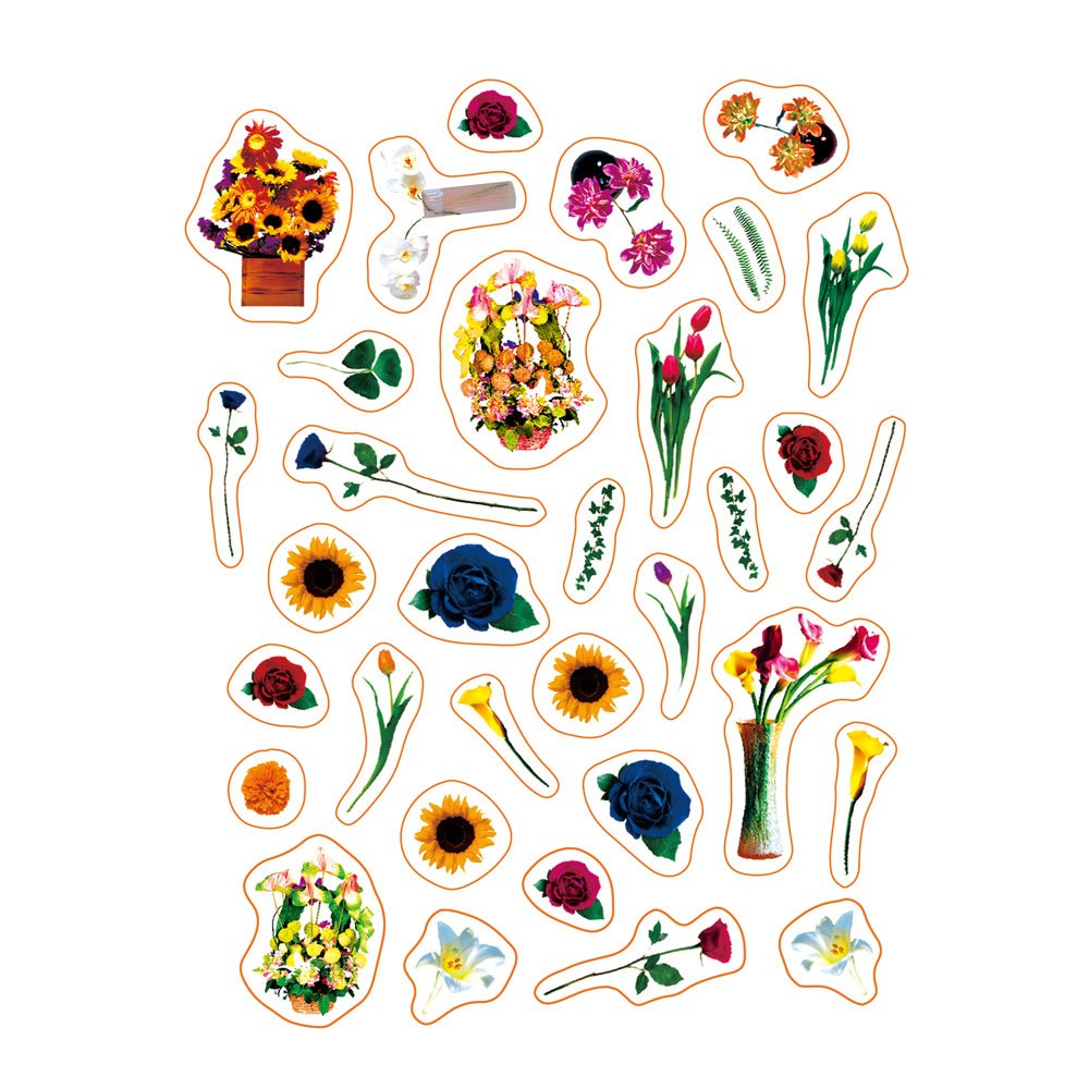 蔬果花卉200mini貼紙書