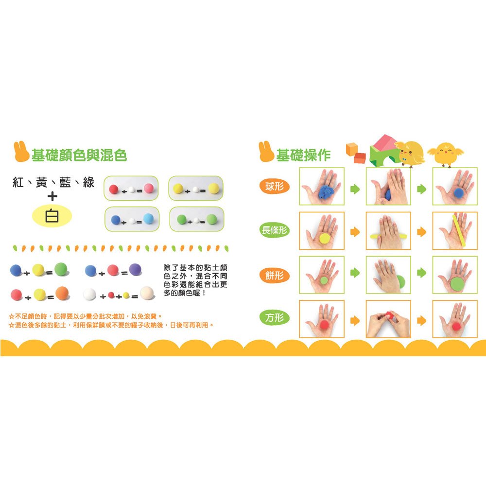 忍者兔安全小麥黏土:美味點心店