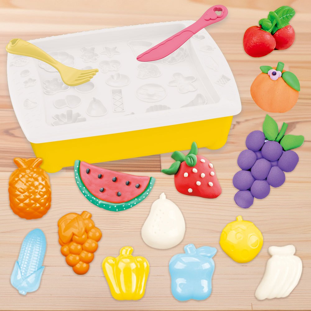 忍者兔安全小麥黏土：彩色水果派對