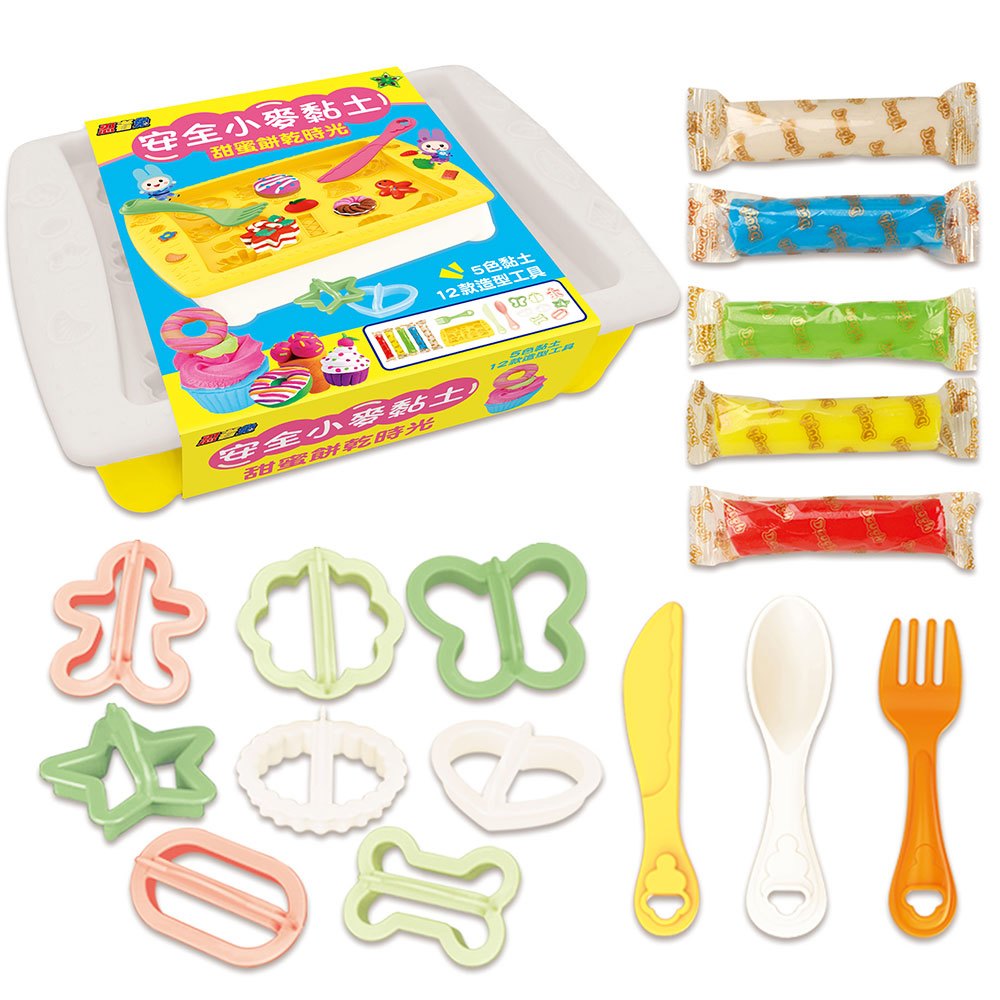 忍者兔安全小麥黏土：甜蜜餅乾時光