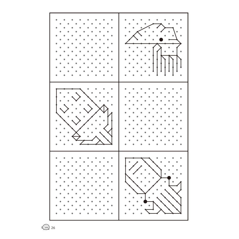 一日10分，9Ｘ8錯位點連點：學寫國字的第一步！眼腦手協調，全面讀畫小練習