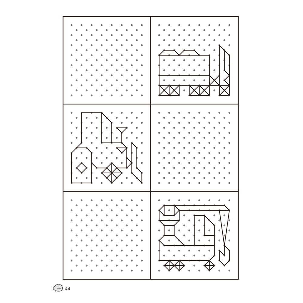 一日10分，9Ｘ8錯位點連點：學寫國字的第一步！眼腦手協調，全面讀畫小練習
