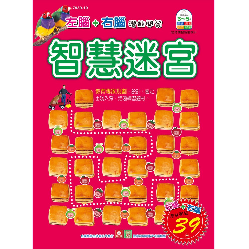 幼福彩色練習本-智慧迷宮