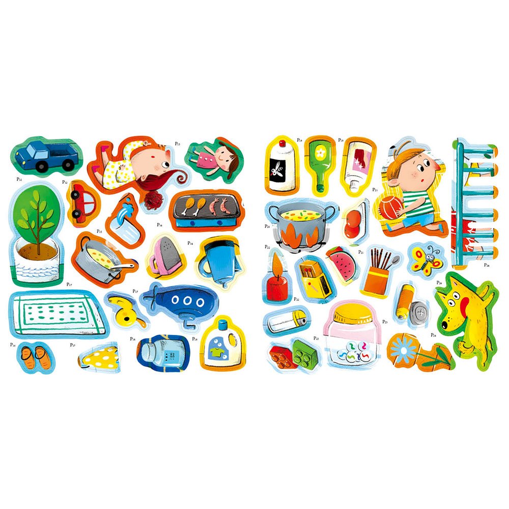 遇到危險怎麼辦？安全教育貼紙遊戲書：居家安全