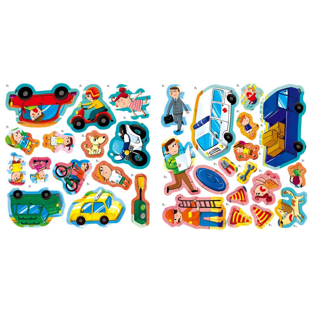 遇到危險怎麼辦？安全教育貼紙遊戲書：交通安全