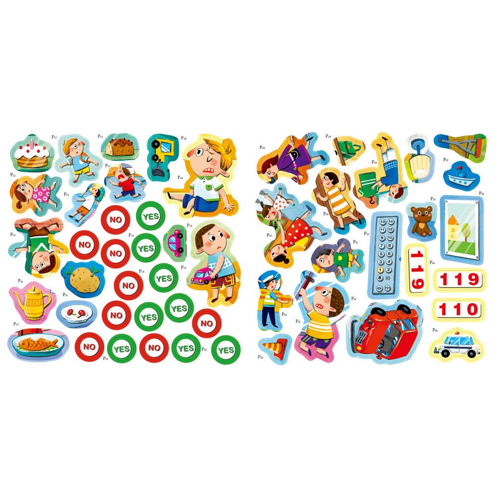 遇到危險怎麼辦？安全教育貼紙遊戲書：防災應變