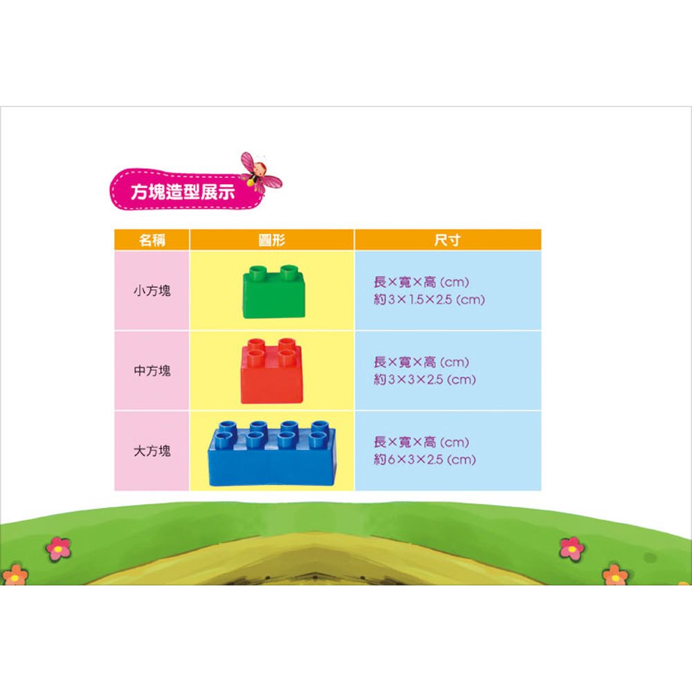 立體創意方塊積木(內含創意組合示範手冊)