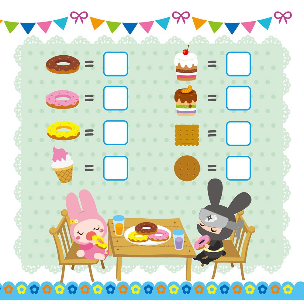 忍者兔點心時間切切樂【32件原木磁性切切組+收納袋+遊戲說明書】