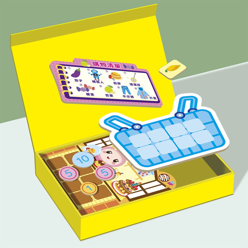 忍者兔超市購物車:算術桌遊組