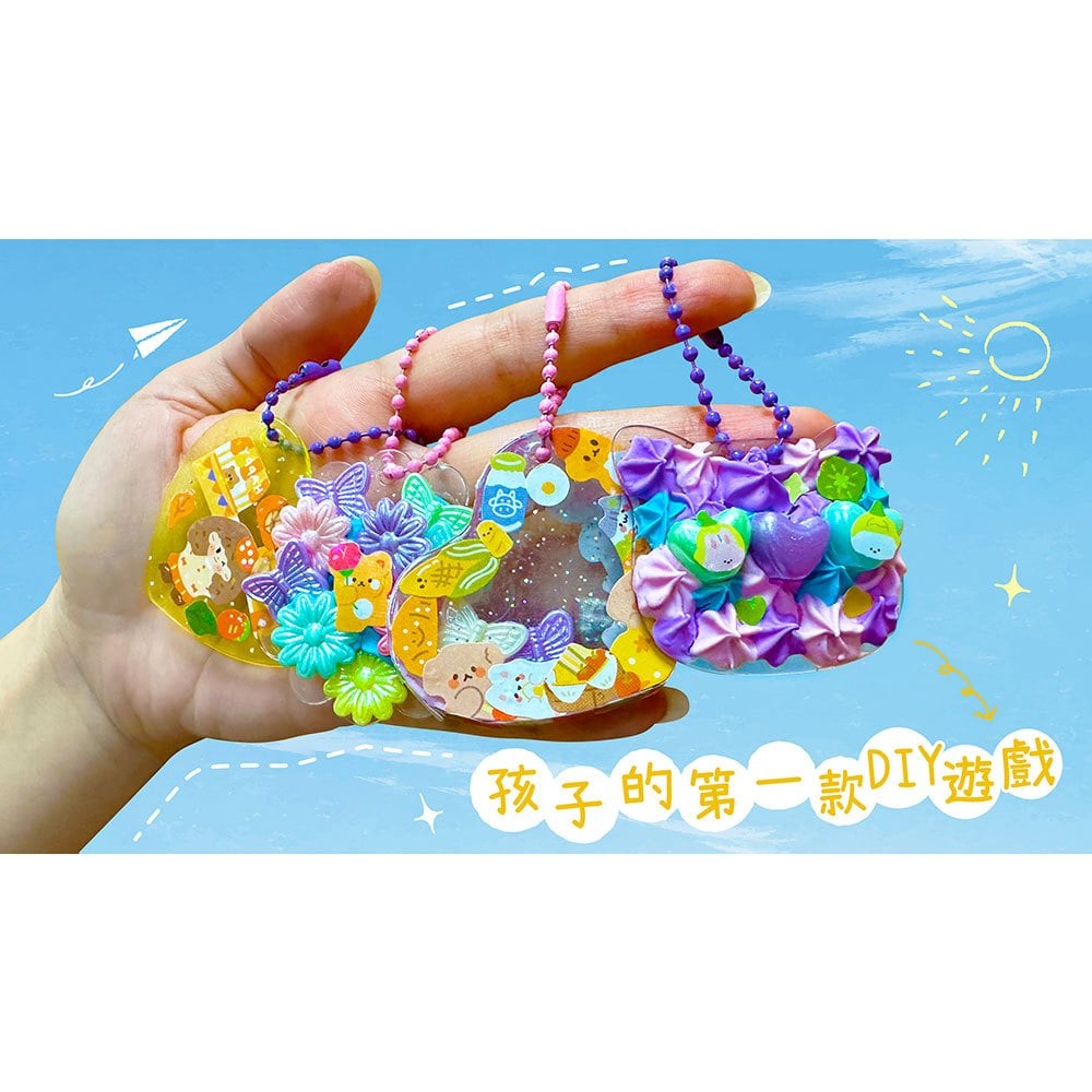 忍者兔咕卡奶油膠DIY繽紛桶