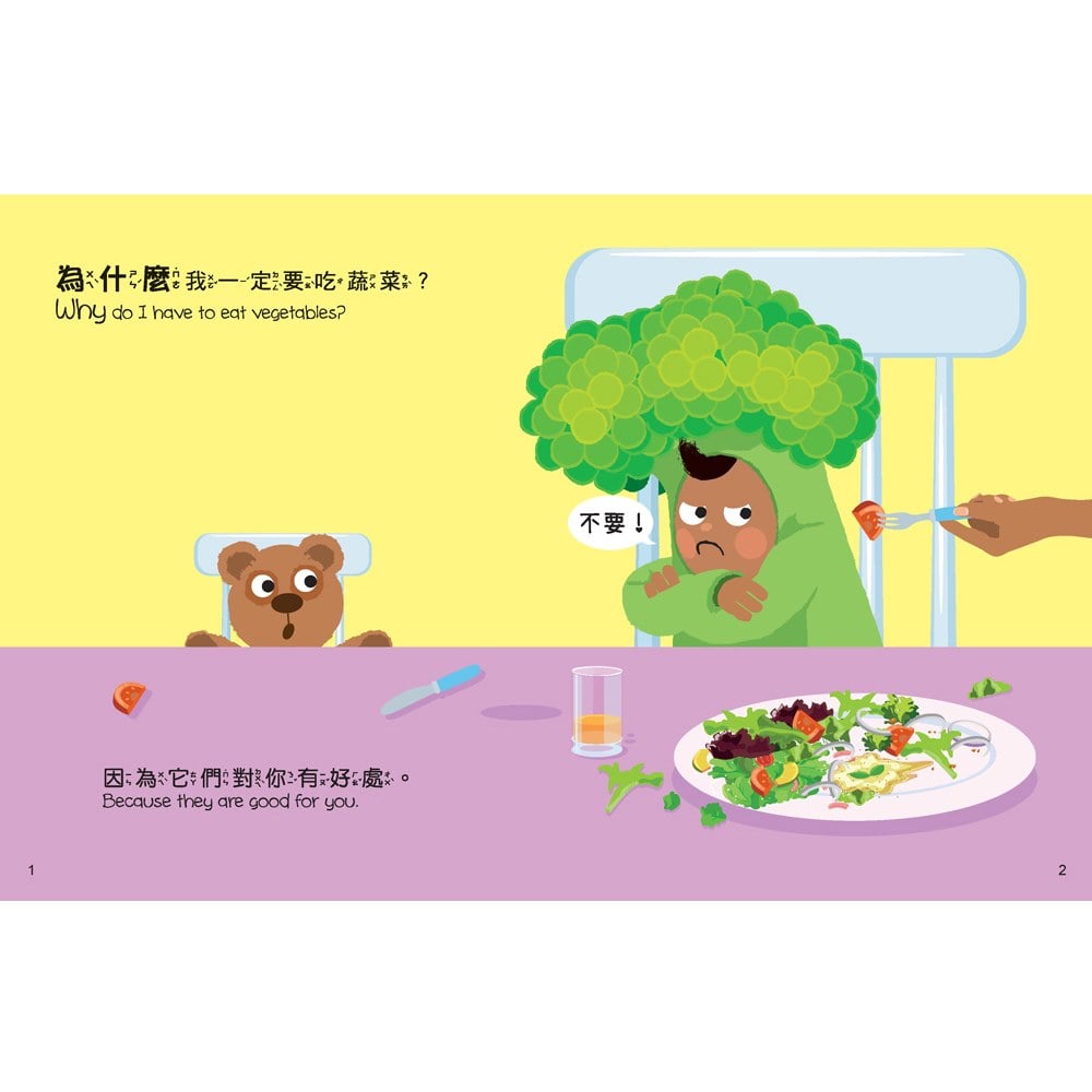 小小孩的大問題:為什麼要吃青菜?