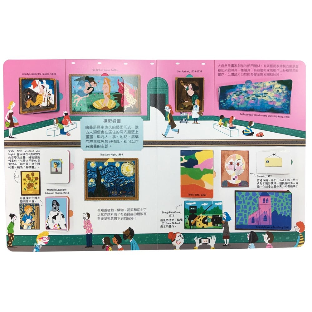STEAM全知識翻翻書:逛逛美術館