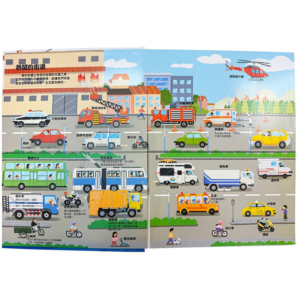 大知識大百科3D立體書：大交通