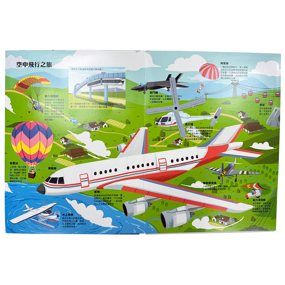 大知識大百科3D立體書：大交通