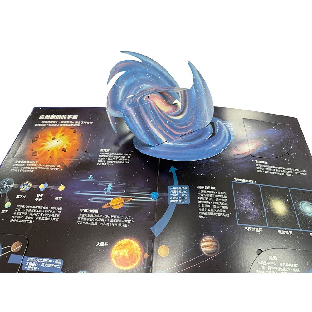 大知識大百科3D立體書：大太空