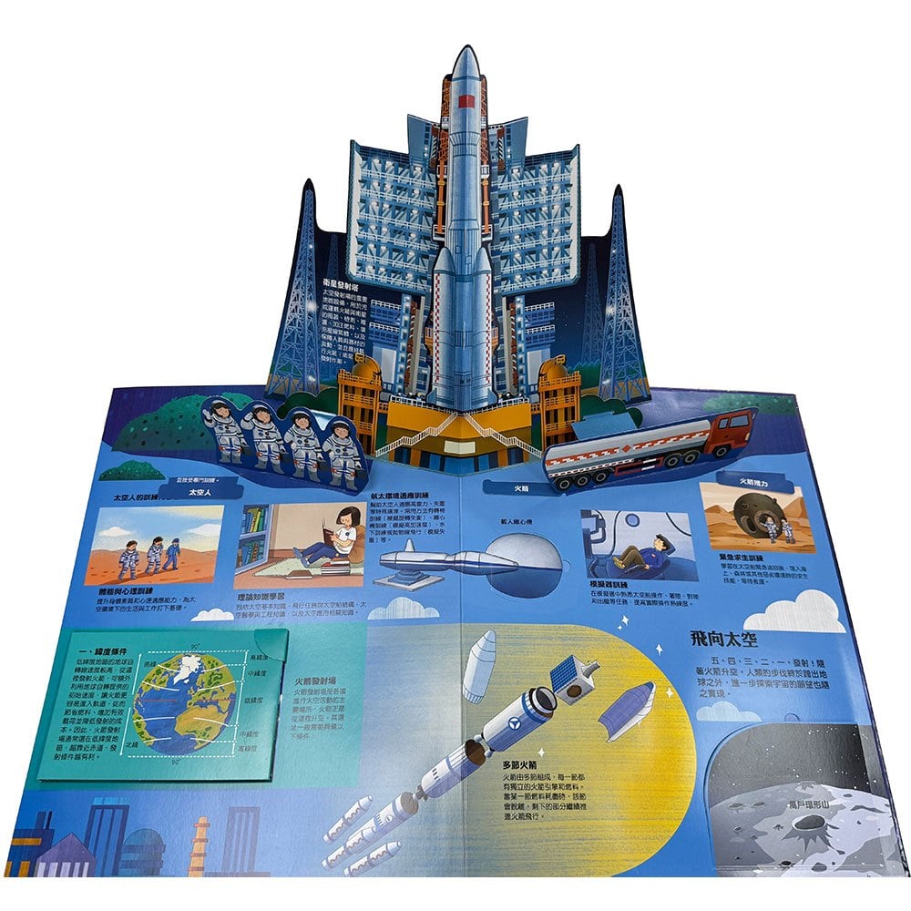大知識大百科3D立體書：大太空
