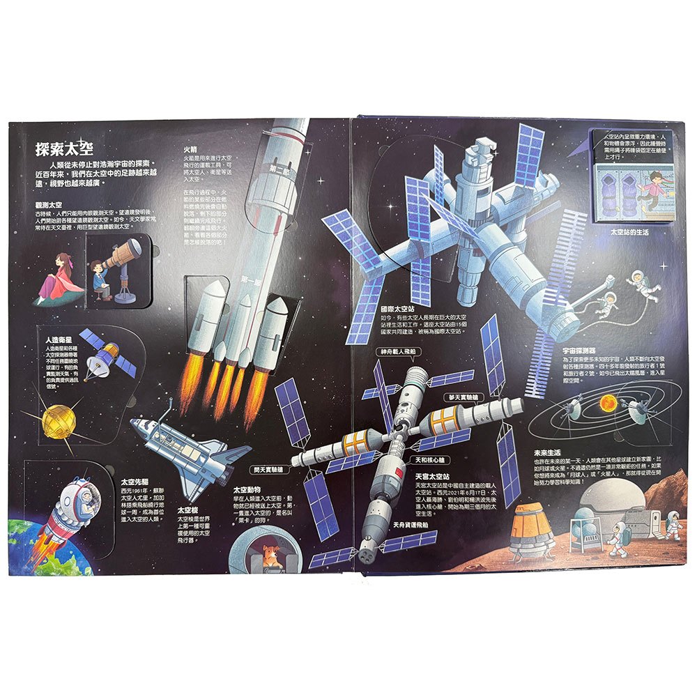 大知識大百科3D立體書：大太空