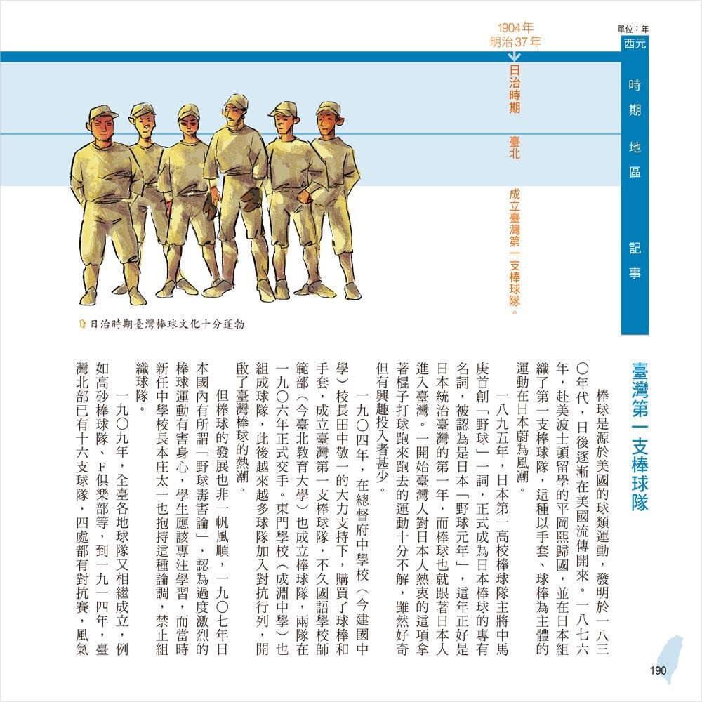 彩圖易讀版臺灣史年表