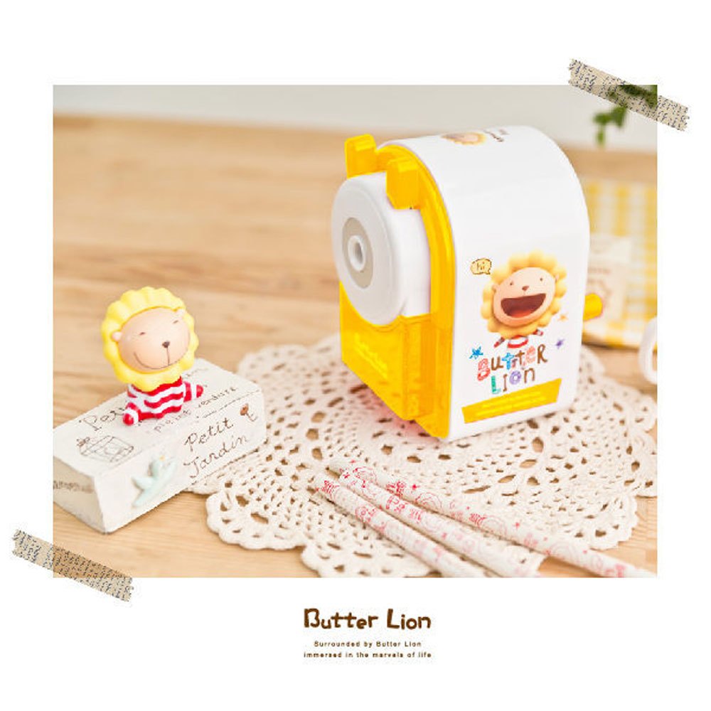 奶油獅削筆機 (黃) PS402